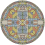 Vetro 4 Rond Rug Yo2 Bleu VE3.04.2-ZEST FELT-350