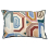 Coussin Mahlangu Maison Casamance Tabac/Bleu nuage CO42804+CO40X60PES