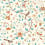 Papel pintado Aril's Garden Sanderson Teal/Russet DABW217235