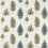 Tessuto Fernery Embroidery Sanderson Forest Green DARF237320