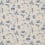 Tissu Woodland Chorus Sanderson Indigo Linen DWOW225510