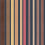 Papier peint Carousel Stripe Cole and Son Ginger on Soot 110/9044