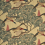 Flying Ducks Fabric Mulberry Camel/Grey FD205/L18