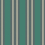 Carta da parati Polo Stripe Cole and Son Viridian & Metallic Gilver 110/1002