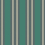 Carta da parati Polo Stripe Cole and Son Viridian & Metallic Gilver 110/1002