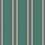 Tapete Polo Stripe Cole and Son Viridian & Metallic Gilver 110/1002