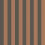 Regatta Stripe Wallpaper Cole and Son Spice & Black 110/3017