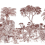 Papeles pintados panorámico Savane Tenue de Ville Tonka 231902