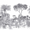 Papier peint panoramique Savane Tenue de Ville Slate 231924