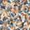 Plongeon Wallpaper Casamance Bleu persan/Ambre 75880916