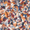 Papel pintado Plongeon Casamance Marine/Terracotta 75881018