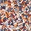 Plongeon Wallpaper Casamance Marine/Terracotta 75881018