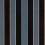 Papel pintado Regency Stripe Osborne and Little Noir W7780-06