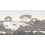 Carta da parati panoramica Port-Cros grigio Oro Isidore Leroy 600x330 cm - 12 strisce - Parti ABCD A-B-C-D