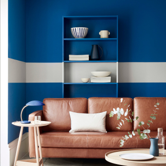 Wandfarbe Blau Intelligent Eggshell