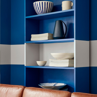 Wandfarbe Blau Intelligent Eggshell