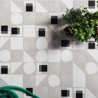 Grid Porcelain stoneware