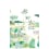 Papier peint panoramique Jardin de France Isidore Leroy Bleu 6269900
