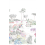 Papier peint panoramique Jardin de France Gris vert Isidore Leroy 200x330 cm - 4 lés - côté gauche 6260004