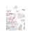 Carta da parati panoramica Jardin de France grigio rosa Isidore Leroy 200x330 cm - 4 lés - côté gauche 6260008