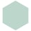 Carreau ciment Solid Colors hexagone Bisazza Cilestrino cilestrino-e
