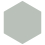 Carreau ciment Solid Colors hexagone Bisazza Nebbia nebbia-e