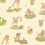 Story Time Wallpaper Poodle and Blonde Daisy WLP-06-ST-DA