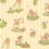 Papel pintado Story Time Stripe Poodle and Blonde Daisy Stripe WLP-06-ST-DS