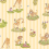 Papier peint Story Time Stripe Poodle and Blonde Daisy Stripe WLP-06-ST-DS