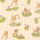 Story Time Stripe Wallpaper Poodle and Blonde Rose Stripe WLP-06-ST-RS
