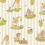 Story Time Stripe Wallpaper Poodle and Blonde Bluebell Stripe WLP-06-ST-BS