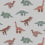 Carta da parati Dinosaur Studio Ditte LightGrey dinosaur_light_grey