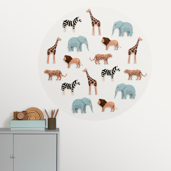 Circle Safari Wallpaper