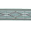 Ribetes brodé 75 mm Zelda Losange Houlès Cristal 32030-9610