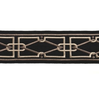 75 mm Zelda Losange embroidered Braid