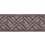 75 mm Zelda Carreau embroidered Braid Houlès Graphite 32028-9900