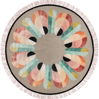 Tapis Laki Round par Serena Confalonieri