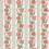 Clermont Fabric Nina Campbell Orange NCF4485-02