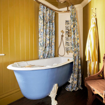 Tissu Golden Lily Coton Lin