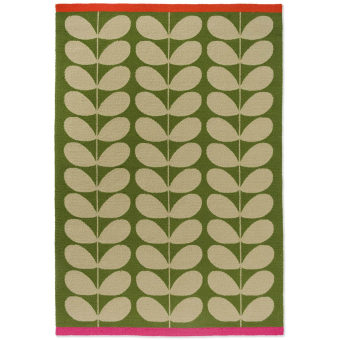 Solid Stem basil in-outdoor Rug