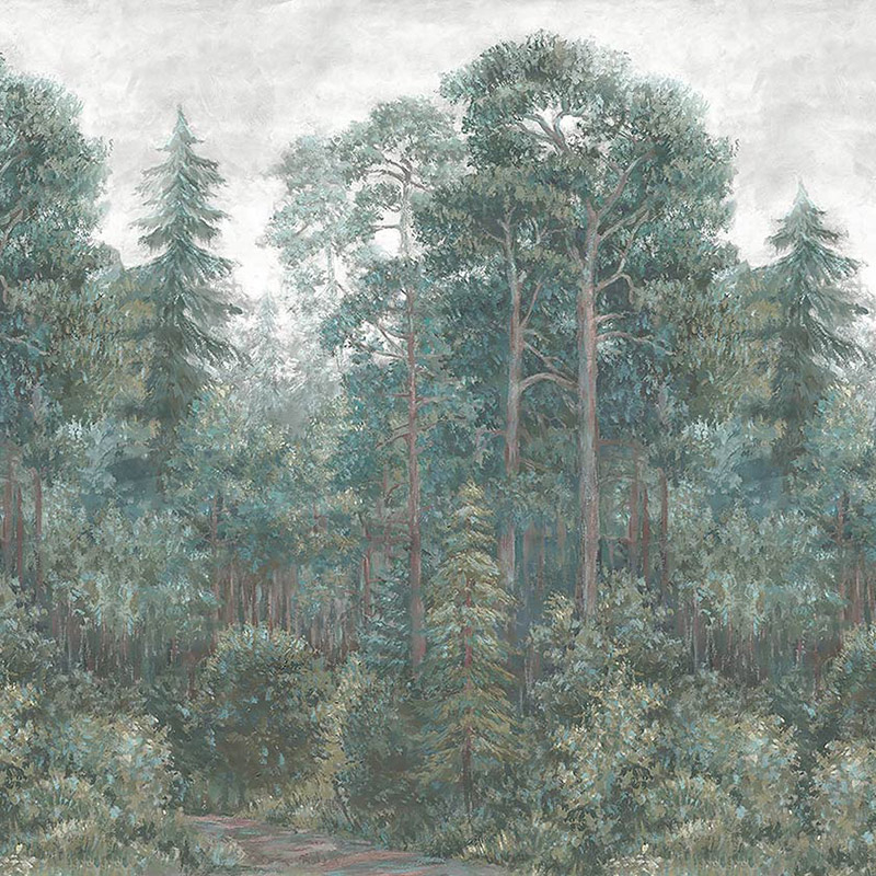 Green Wood Panel - Rebel Walls