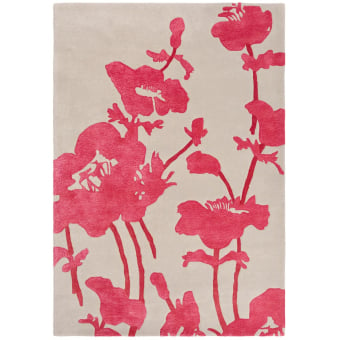 Floral 300 poppy Rug