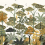 Papier peint panoramique Kandy Casamance Blanc/kaki 75983262