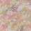 Grande Fleur Linen Union Fabric Cole and Son Peach & Blush F121/1003