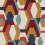 Découpage Fabric Casamance Bordeaux bleu 45670313