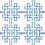 Carta da parati Boca Bamboo Thibaut Blue T13901