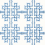 Tapete Boca Bamboo Thibaut Blue T13901