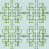 Boca Bamboo Wallpaper Thibaut Green and Blue T13903