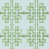 Tapete Boca Bamboo Thibaut Green and Blue T13903