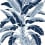 Banana Tree Wallpaper Thibaut Navy T13915